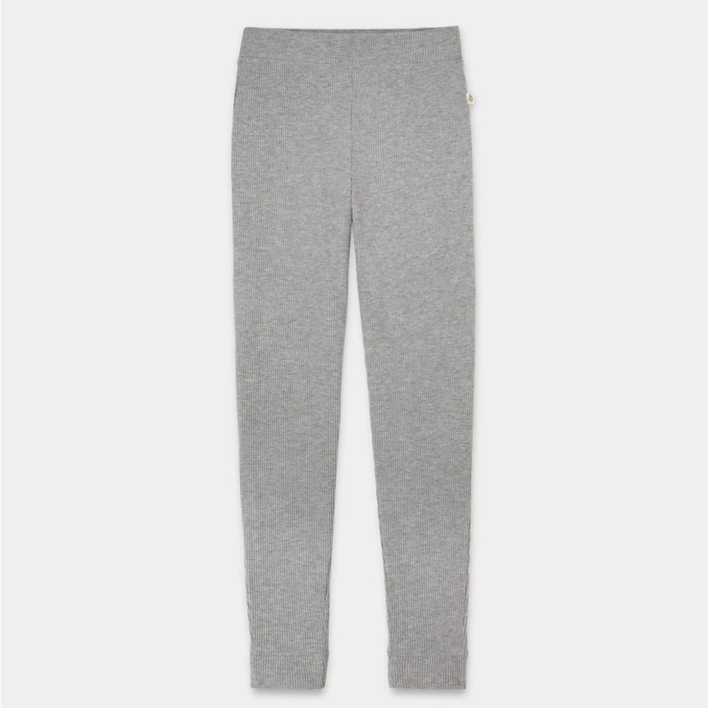 UGG Kylo Jogger Grey Ribbed Knit Pull On Stretch velvety soft  Sz M